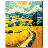 Painting by Numbers Summer Fresh Landscape